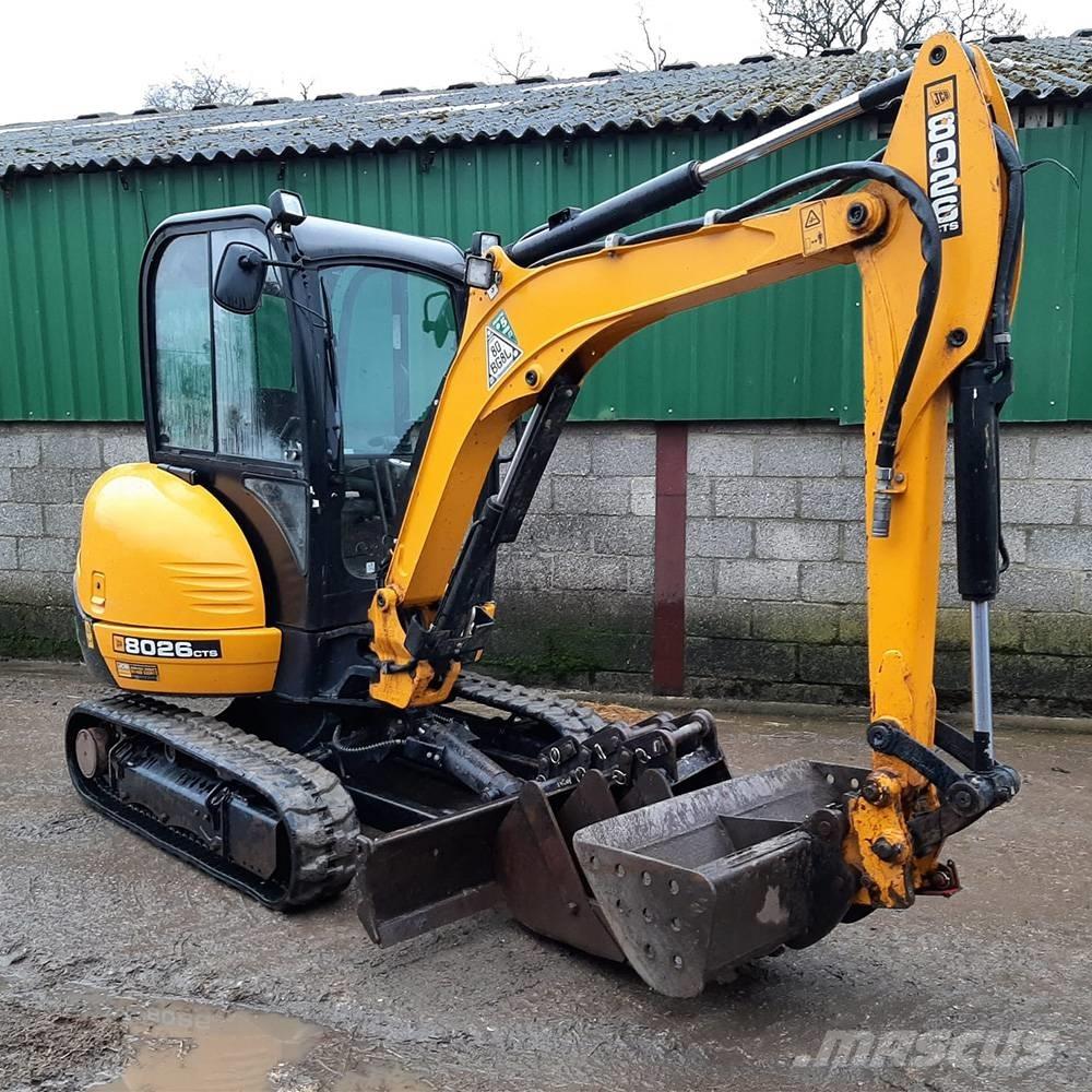 JCB 8026 Mini rýpadla < 7t