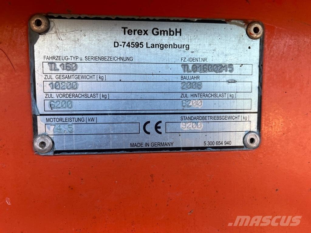 Terex TL 160 Kolové nakladače