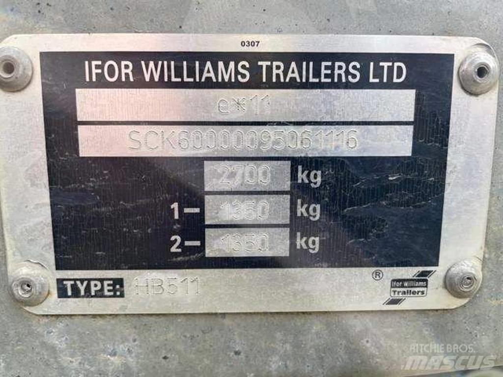 Ifor Williams HB 511 Přívěsy pro přepravu zvířat