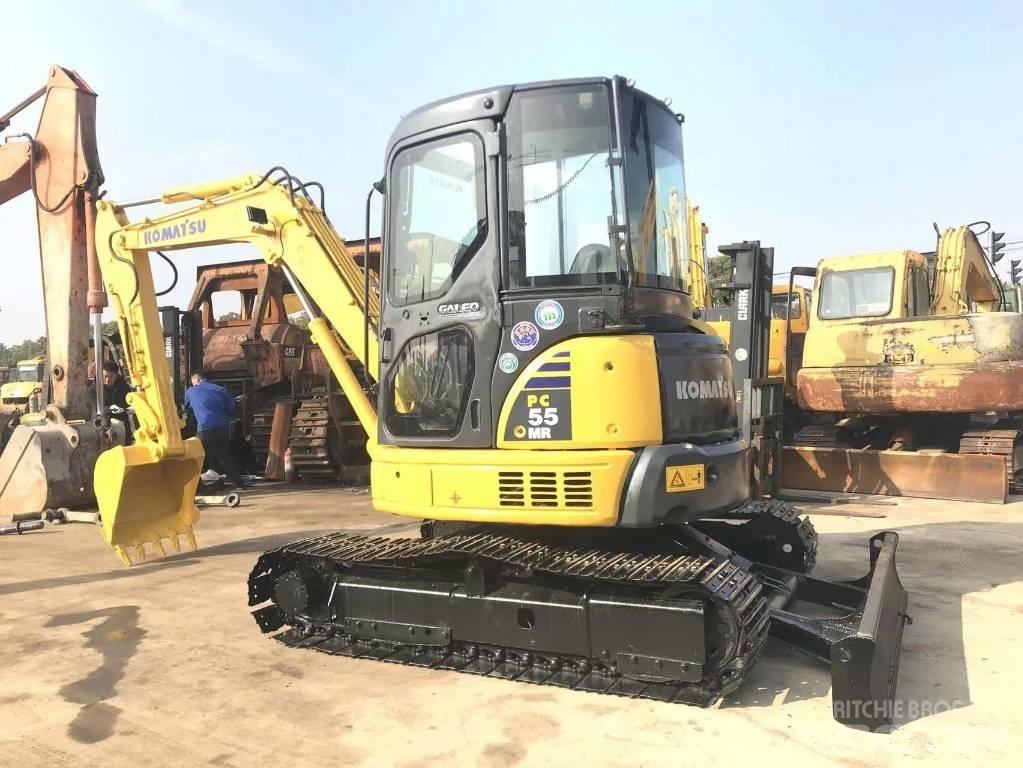 Komatsu PC 55 Pásová rýpadla