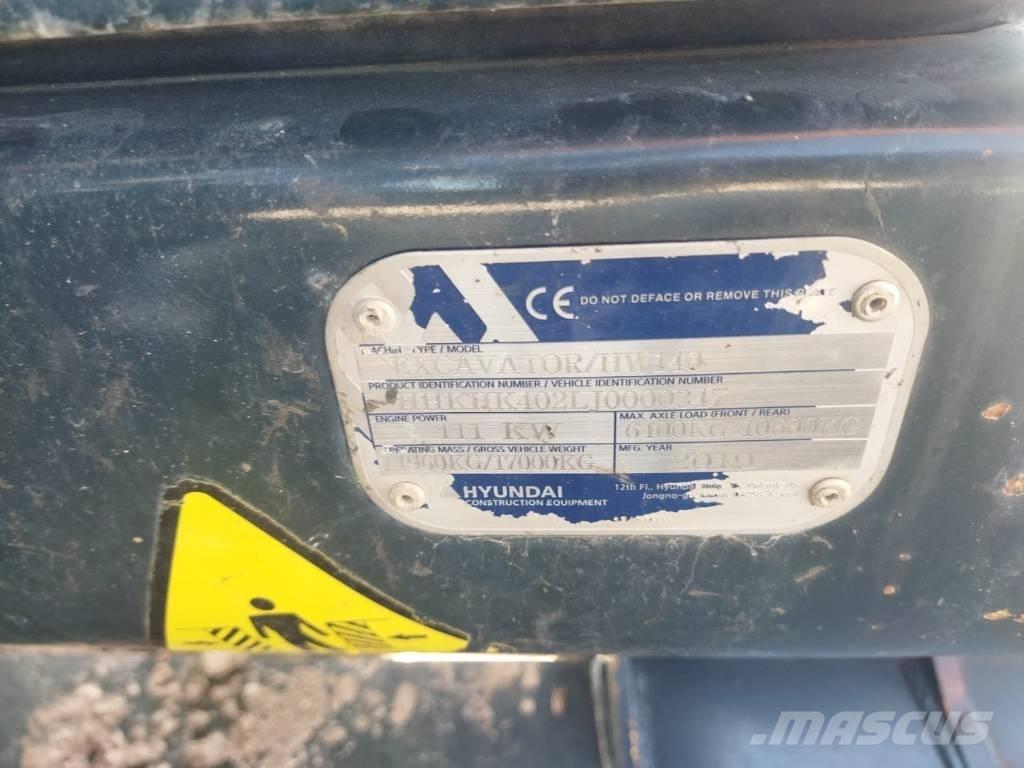 Hyundai HW 140 A Kolová rýpadla