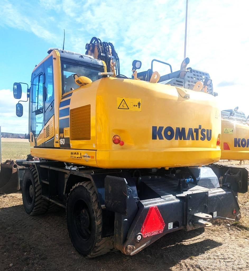 Komatsu PW160-11 Kolová rýpadla