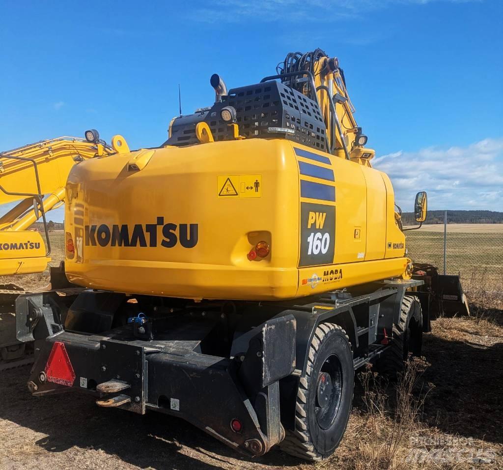 Komatsu PW160-11 Kolová rýpadla