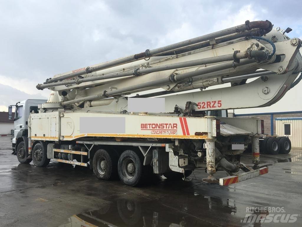 Betonstar 52M-5RZ Nákladní auta s čerpadly betonu