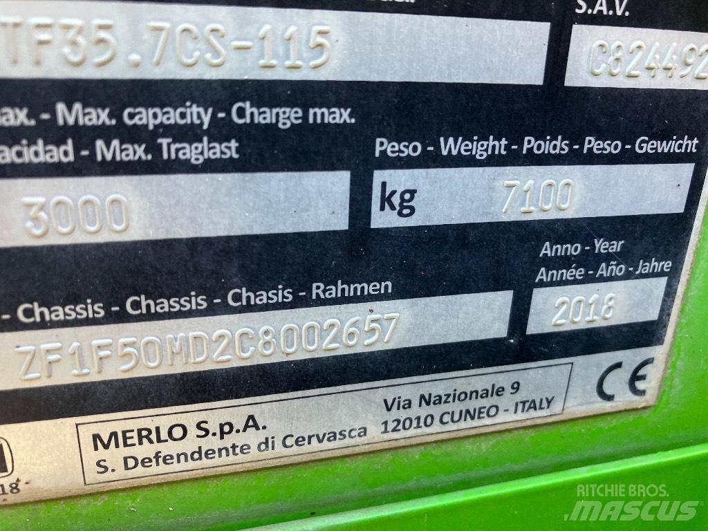 Merlo 35.7 CS Teleskopické nakladače pro zemědělství