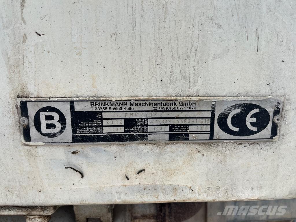 Brinkmann FHk 200/3 Čerpadla na potěry