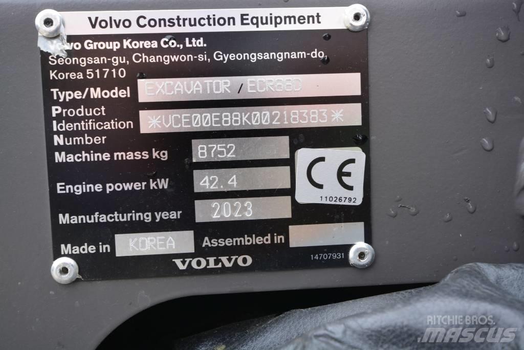 Volvo ECR 88 D Pro Midi rýpadla 7t - 12t
