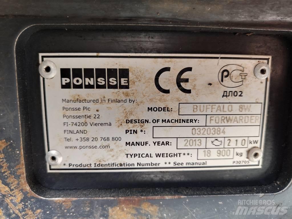 Ponsse Buffalo 8W Vyvážecí traktory