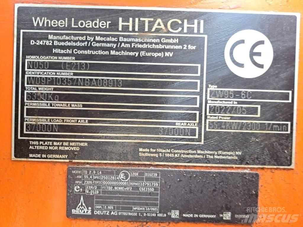 Hitachi ZW 95-6 Kolové nakladače