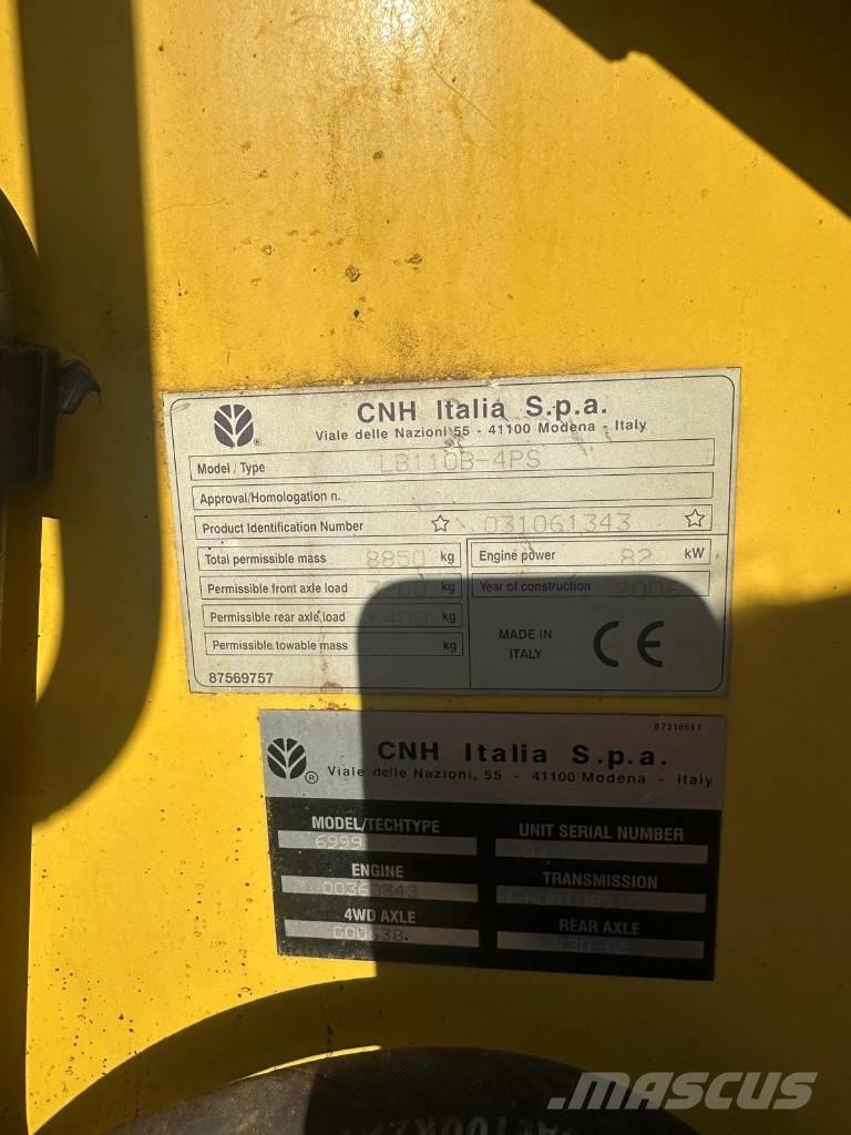 New Holland LB 110 B Hydraulika