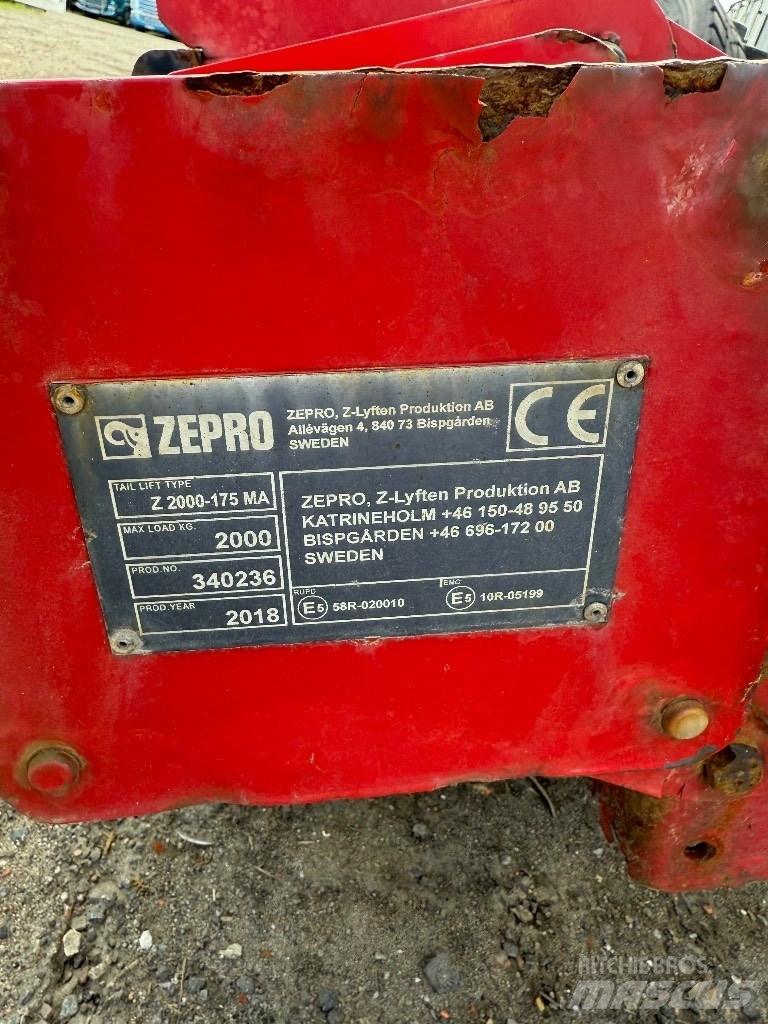  Zepro Bakgavellyft Valníky