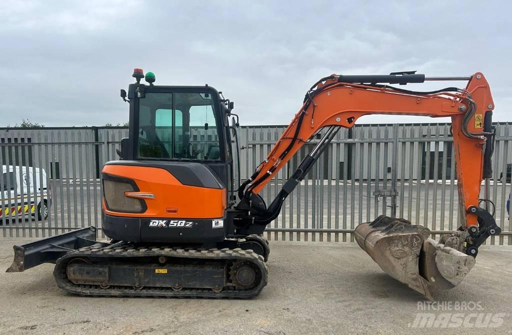 Doosan DX50Z-7 Mini rýpadla < 7t