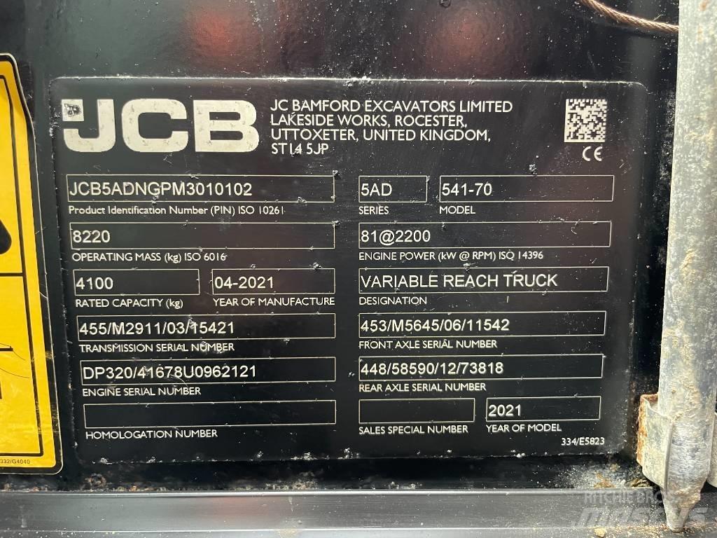 JCB 541-70 Teleskopické manipulátory