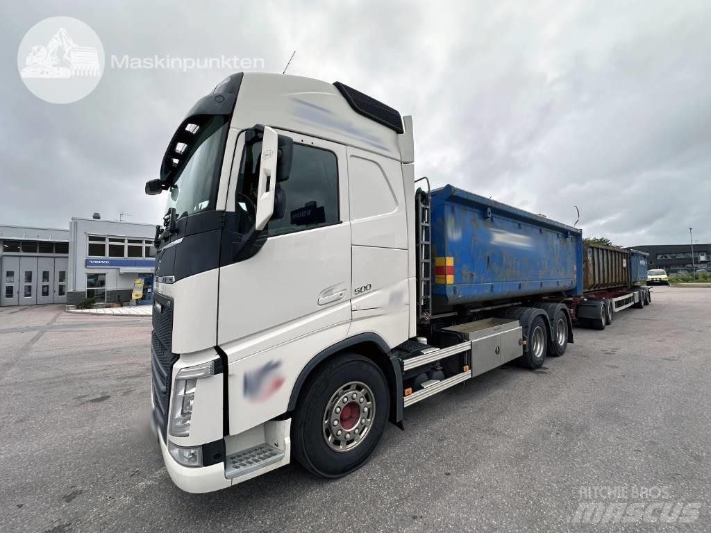 Volvo FH 500 EKIPAGE Hákový nosič kontejnerů