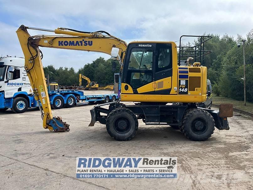 Komatsu PW 148-11 Kolová rýpadla