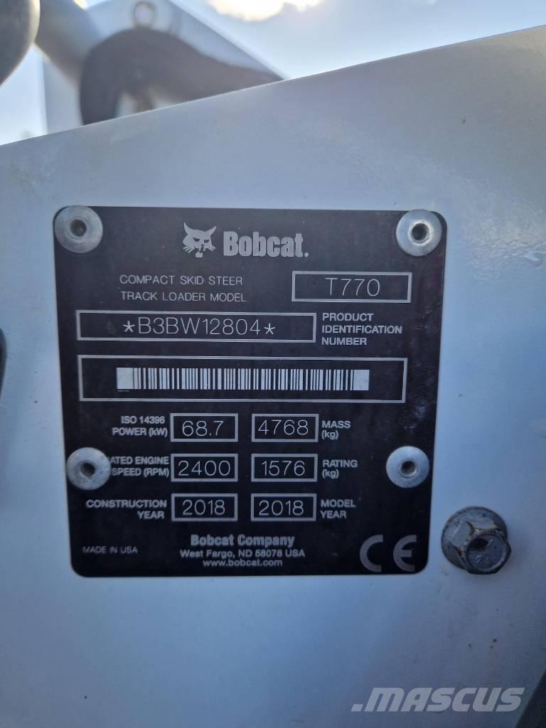 Bobcat T 770 Pásové nakladače