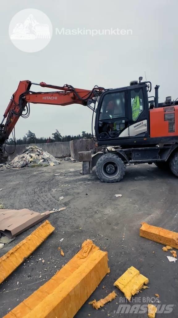 Hitachi ZX 170 W-6 Kolová rýpadla