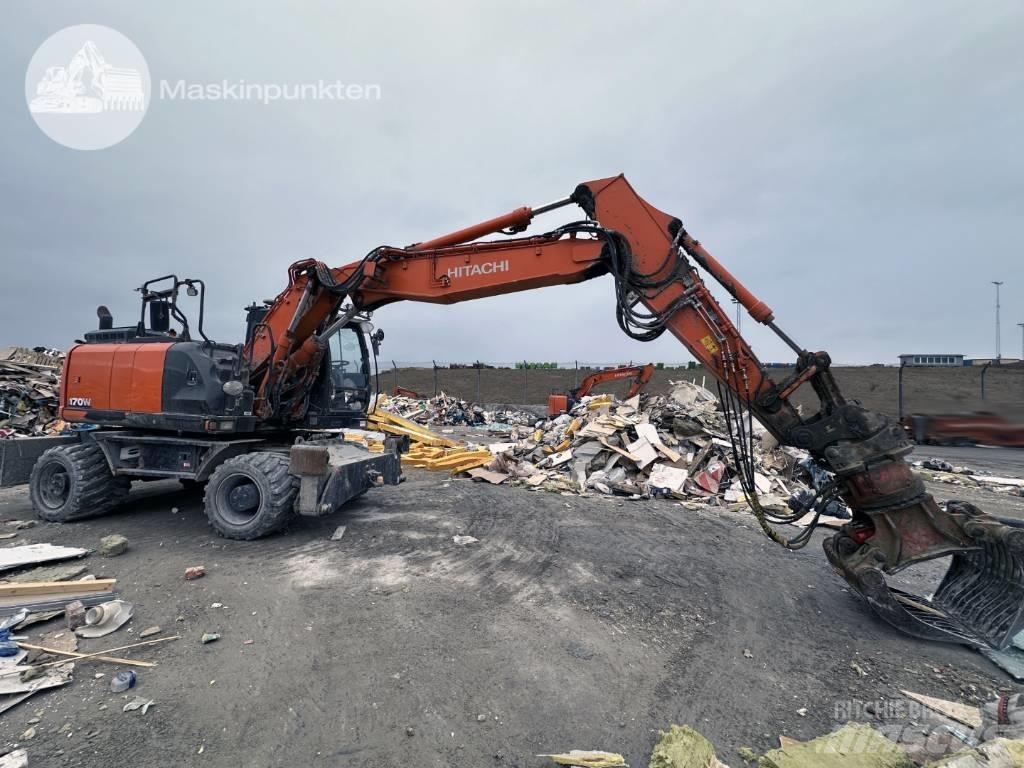 Hitachi ZX 170 W-6 Kolová rýpadla
