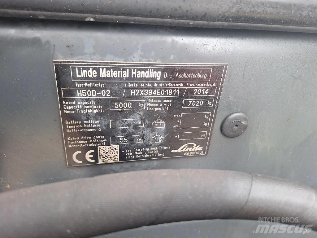 Linde H 50 D Dieselové vozíky