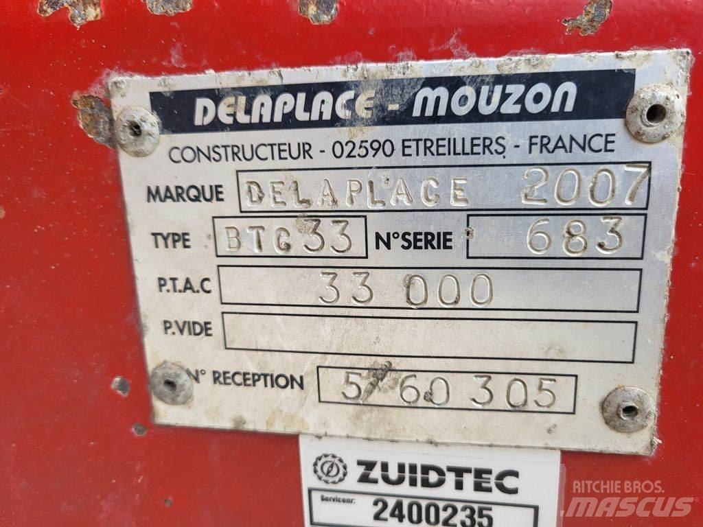 Delaplace 33 ton Sklápěcí přívěs