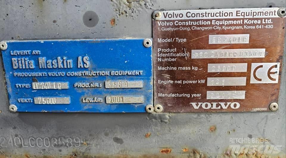 Volvo EC 240 LC Pásová rýpadla