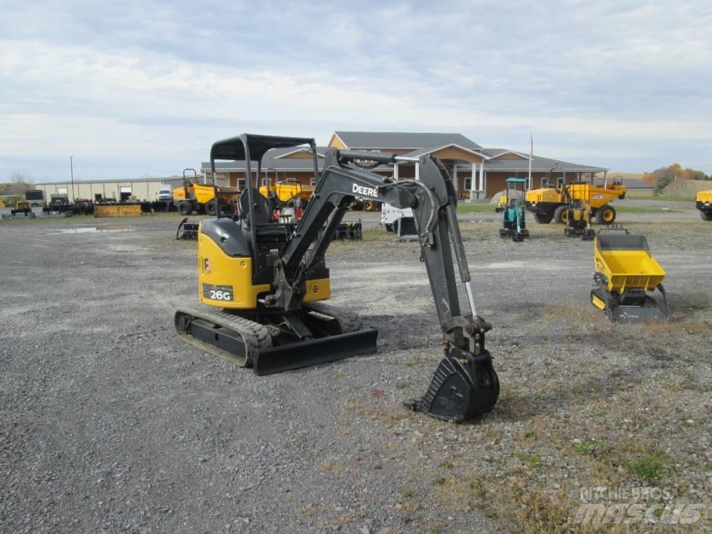 John Deere 26G Mini rýpadla < 7t
