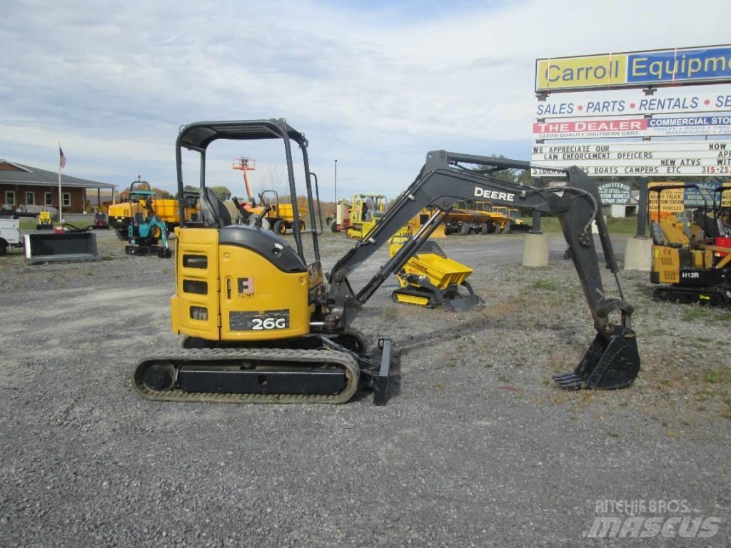 John Deere 26G Mini rýpadla < 7t