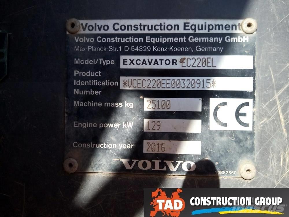 Volvo EC 220 EL Pásová rýpadla
