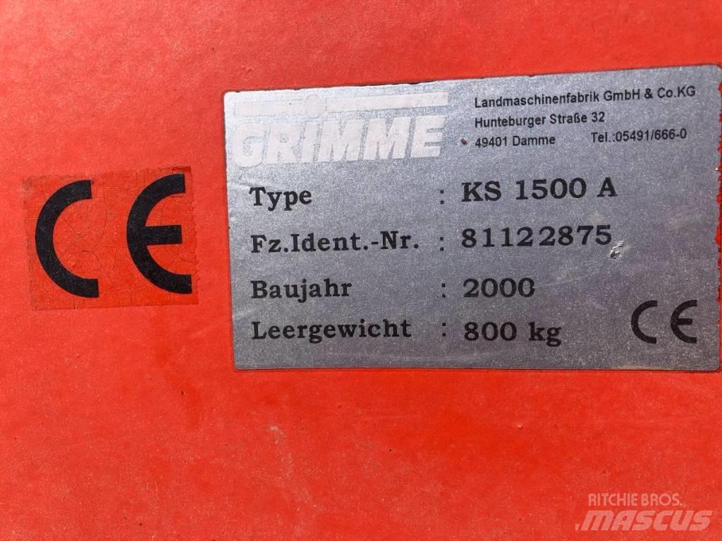 Grimme KS 1500 A Mulčovače bramborové natě
