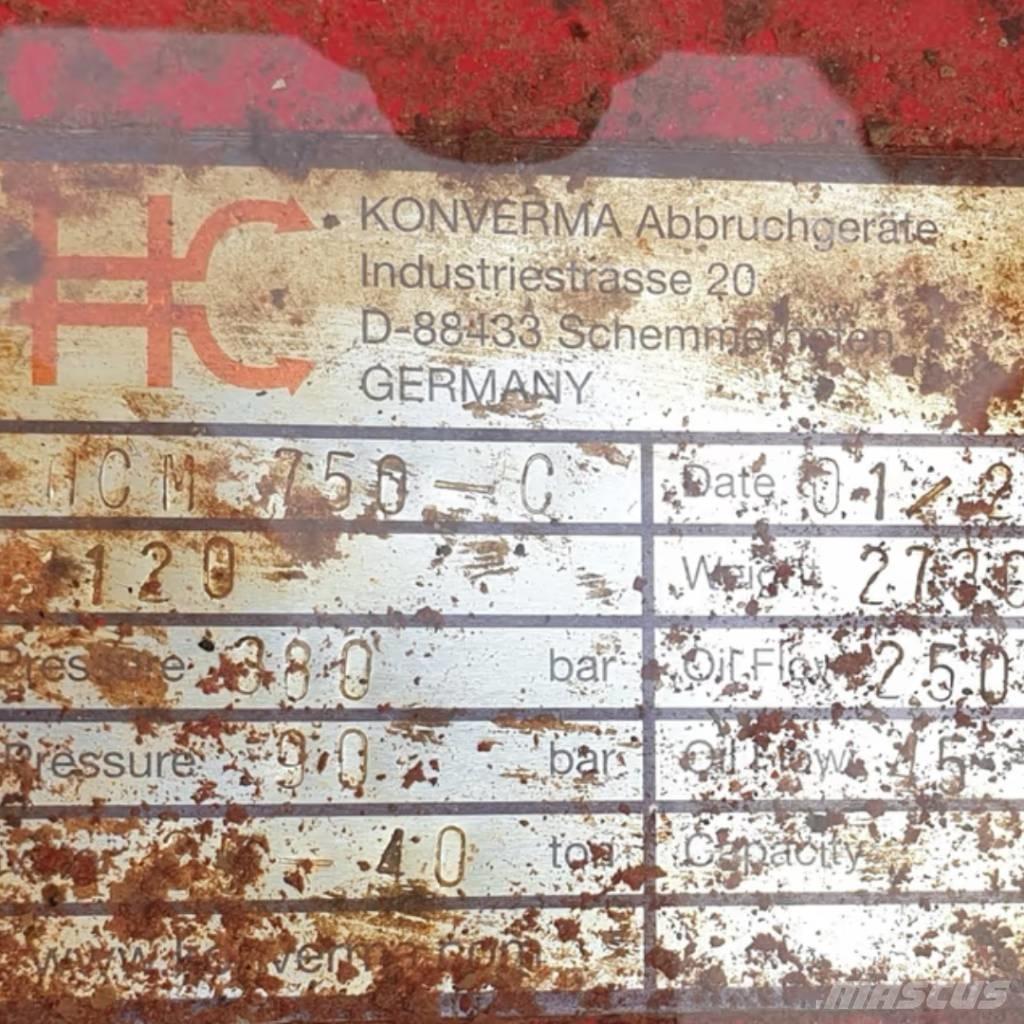  KONVERMA HCM 750C Frézy, nůžky