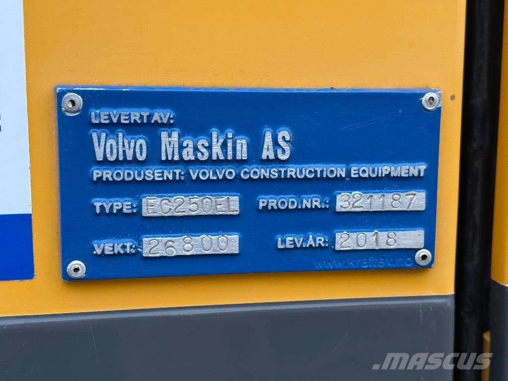 Volvo EC 250 EL Pásová rýpadla
