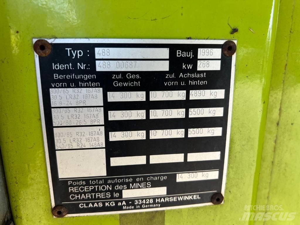 CLAAS Jaguar 840 Samojízdné sekačky