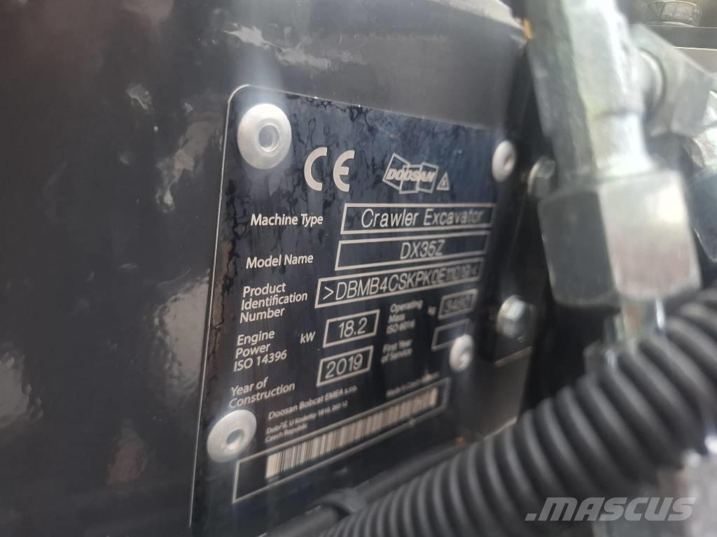 Doosan DX 35 Z Mini rýpadla < 7t