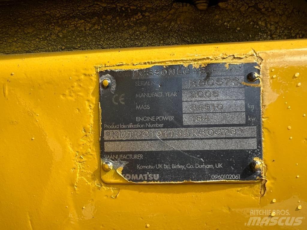 Komatsu PC 350 NLC-8 Pásová rýpadla