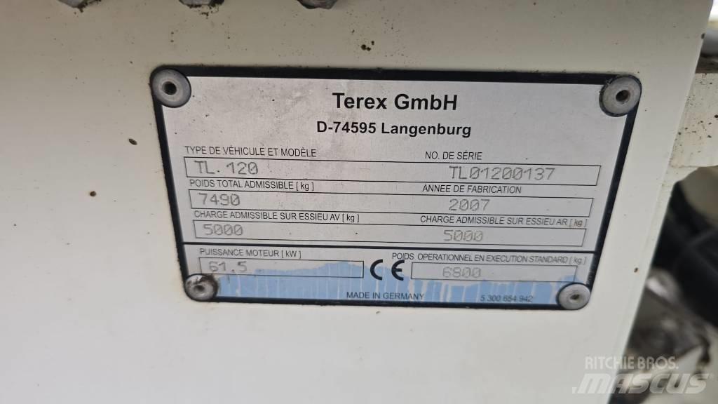 Terex TL 120 Kolové nakladače