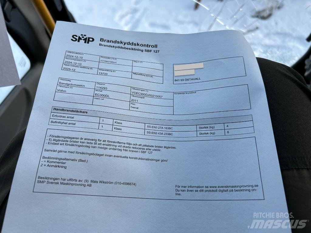 Volvo EC 300 D L Pásová rýpadla