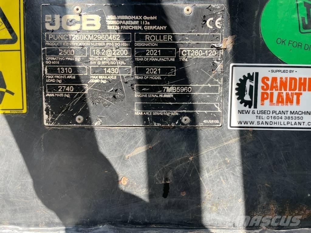 JCB CT 260-120 Tandemové válce
