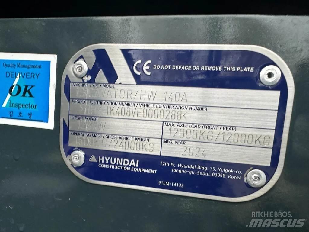 Hyundai HW140A Kolová rýpadla