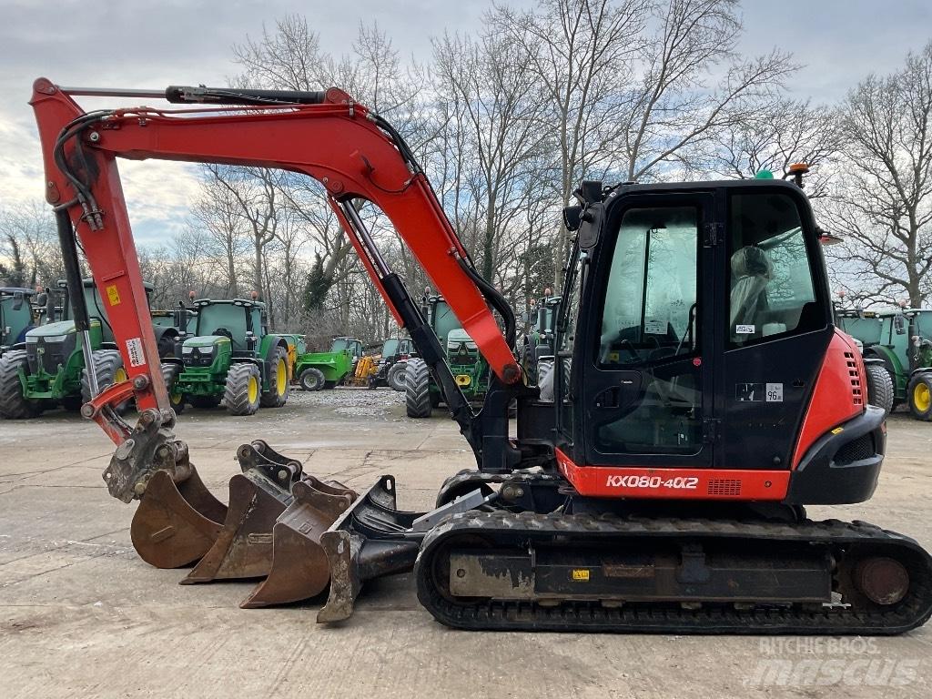 KUBOTA KX080 Midi rýpadla 7t - 12t