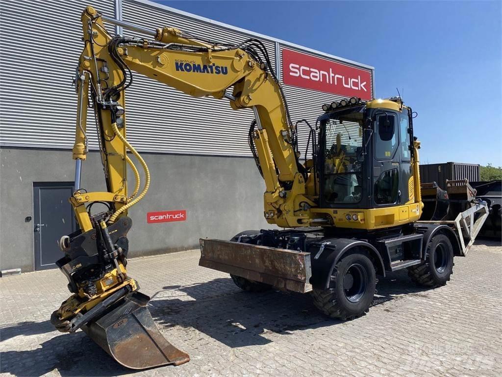 Komatsu PW118MR-11 Kolová rýpadla