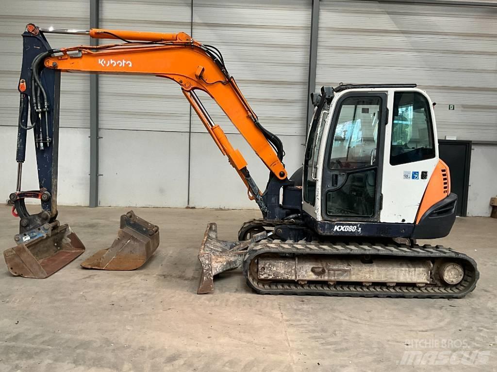 Kubota KX 080-3 Midi rýpadla 7t - 12t