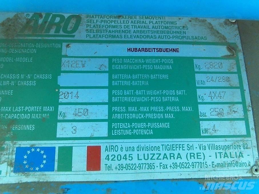Airo X 12 EW Nůžková zvedací plošina