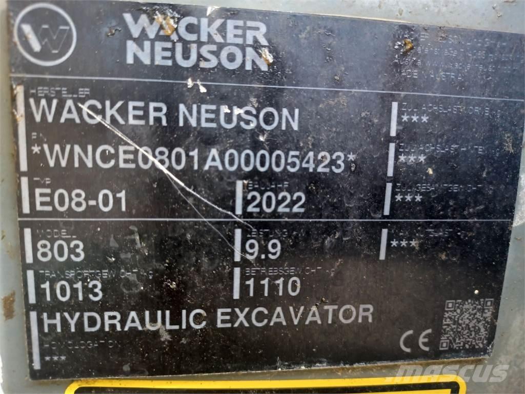 Wacker Neuson 803 Pásová rýpadla