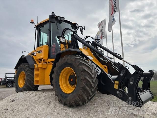 JCB 413 S Kolové nakladače