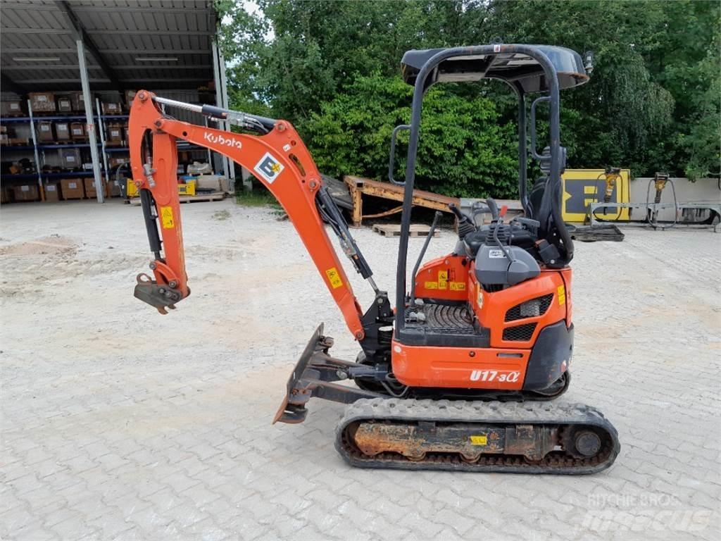 Kubota U17-3 Mini rýpadla < 7t
