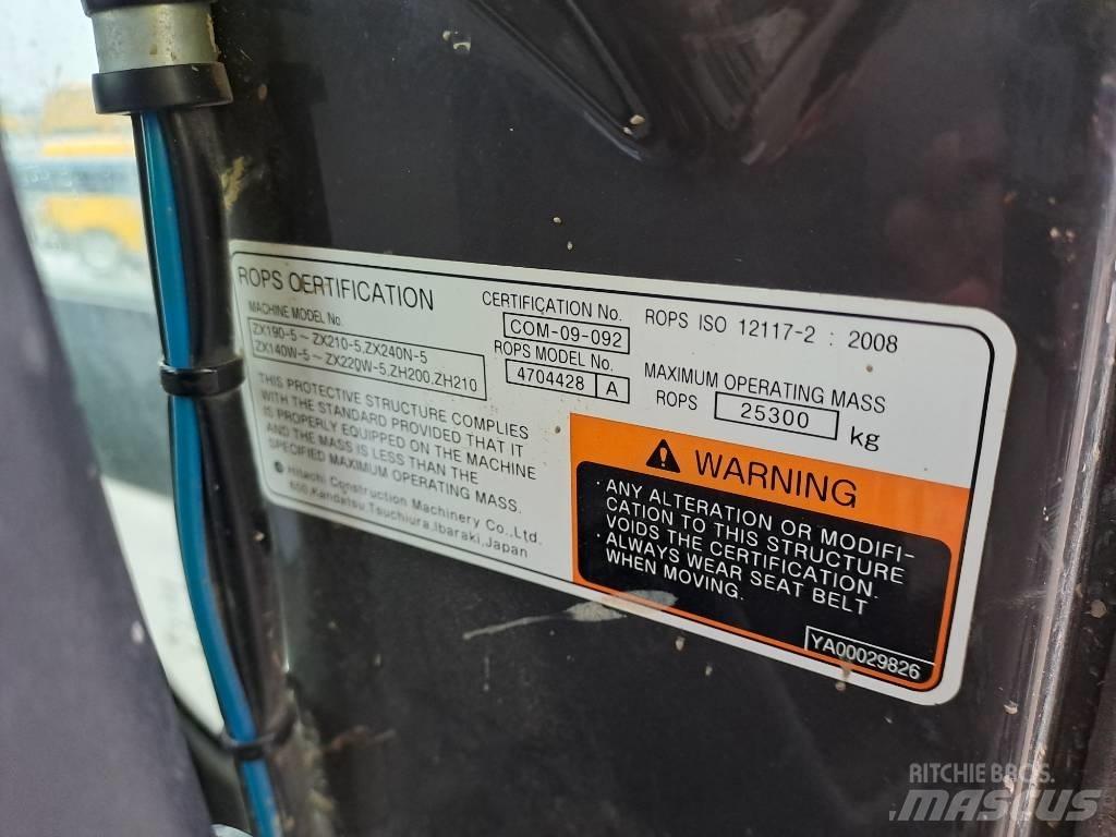Hitachi ZX210LC-5B Pásová rýpadla