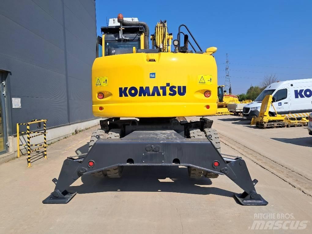 Komatsu PW148-10 Kolová rýpadla