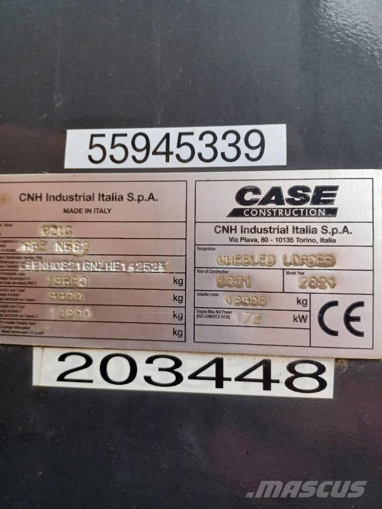 CASE 821G XR Kolové nakladače