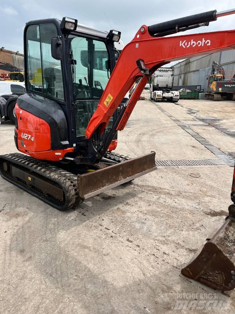 Kubota U 27-4 Mini rýpadla < 7t