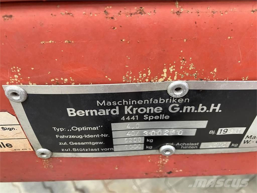 Krone Optimat 4.0 Rozmetadla chlévské mrvy